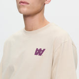 Camiseta Double A by WOOD WOOD Asa Neo Silver Grey