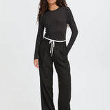 Pantalones ICHI Kyrra Black