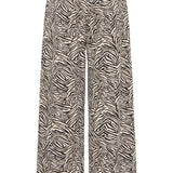 Pantalones ICHI Kate Print Graphic Animal