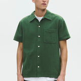 Camisa DOUBLE A BY WOOD WOOD Adrian Eden Green