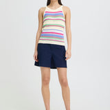 Top ICHI Florise Very Berry Multi Stripe