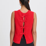 ICHI Dotties Mars Red Vest 