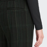 Pantalones ICHI Kate Woolley Black Green Check