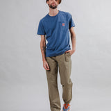 Camiseta BRAVA FABRICS Gum Label Índigo