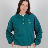 Sudadera BRAVA FABRICS Polo Peanuts Records Verde
