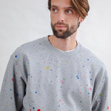Sudadera BRAVA FABRICS Splash Paint Gris