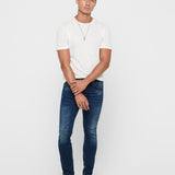 Vaqueros Regular Fit Weft Med Blue