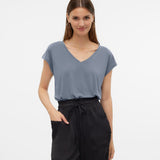 Top VERO MODA Filli Stormy weather Dark Grey