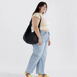 Bolso BAGGU Large Nylon Crescent Black