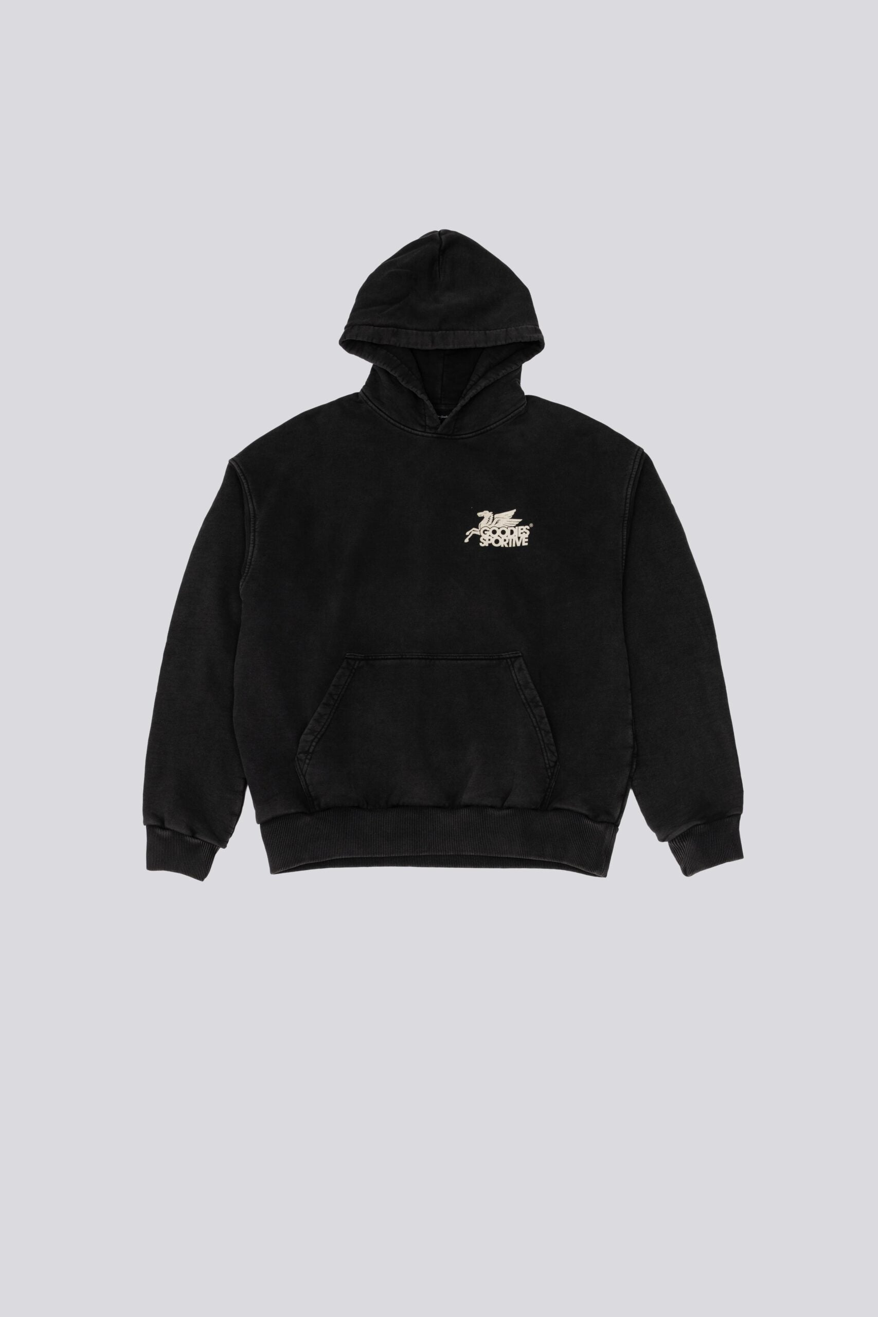 Sudadera GOODIES Vintage Black Pegasus Hoodie foto oficial 4