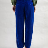 Pantalón BRAVA FABRICS Plisados Pana Azul Klein