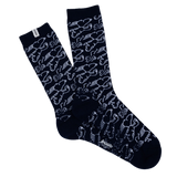 Calcetines BRAVA FABRICS Peanuts Everybody's In A Hurry Azul Marino