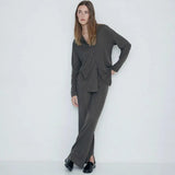 YERSE Annie Khaki Strick-Overshirt