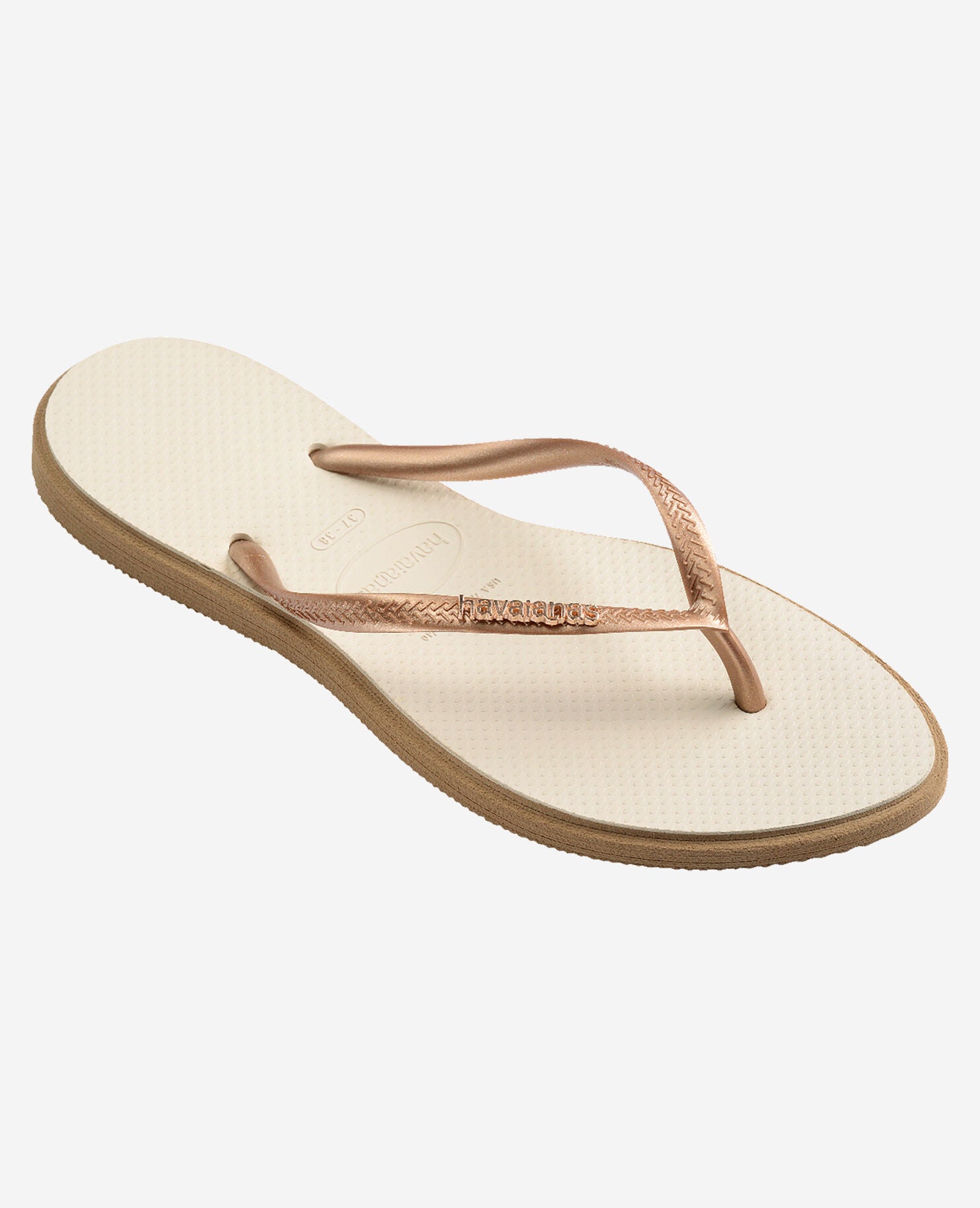 Sandalias HAVAIANAS Slim Point Rose Gold Beige