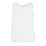 YERSE Weißes Top mit Rundhalsausschnitt