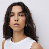 YERSE Weißes Top mit Rundhalsausschnitt