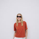 YERSE Lorena Terracotta T-shirt