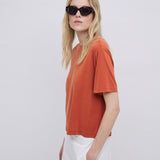 YERSE Lorena Terracotta T-shirt
