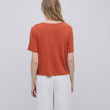 YERSE Lorena Terracotta T-shirt