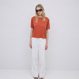 YERSE Lorena Terracotta T-shirt