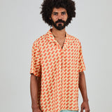 Camisa BRAVA FABRICS Aloha Gum Rojo Óxido