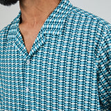 Camisa BRAVA FABRICS Aloha Sardinas Azul