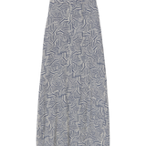 Falda YERSE Midi Stella Azul