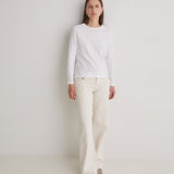 Camiseta YERSE Manga Larga Blanco