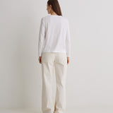 Camiseta YERSE Manga Larga Blanco