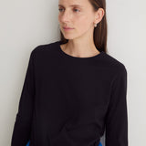 Camiseta YERSE Manga Larga Negro