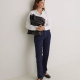 Camisa YERSE Chantal Popelín Blanco