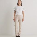 Pantalón YERSE Ginger Franela Crudo