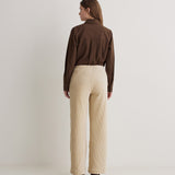 Pantalón YERSE Dobra Ancho Pana Natural