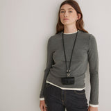 Camiseta YERSE Miranda Efecto Doble Prenda Gris