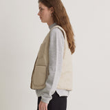 Chaleco YERSE Thelma Water Repellent Crudo