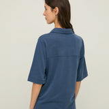 Camisa YERSE Annie Fluida Navy