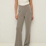 Pantalón YERSE Annie Wide Leg Khaki