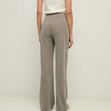 Pantalón YERSE Annie Wide Leg Khaki