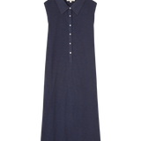 Vestido YERSE Ágata Cuello Polo Navy