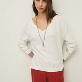 Jersey YERSE Clara Cuello Pico Blanco