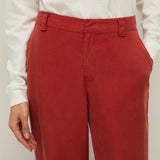 Pantalón YERSE Alex Tencel Dark Red