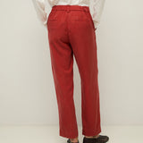 Pantalón YERSE Alex Tencel Dark Red