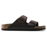 Sandalias BIRKENSTOCK Arizona Plantilla blanda Cuero engrasado Habana