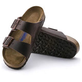Sandalias BIRKENSTOCK Arizona Plantilla blanda Cuero engrasado Habana