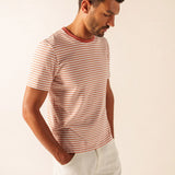 Camiseta SAINT JAMES Plouhinec Neige Argile