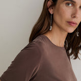 Camiseta YERSE Lorena Chocolate