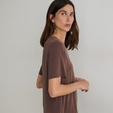 Camiseta YERSE Lorena Chocolate