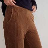 Pantalón YERSE Dobra Pana Camel