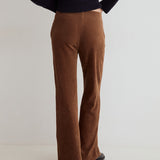 Pantalón YERSE Dobra Pana Camel