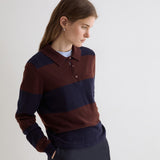 Jersey Polo YERSE Nora Rayas Navy